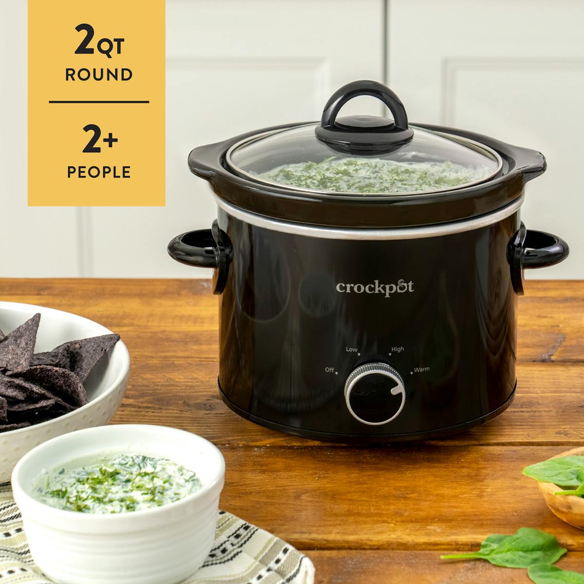 Crock-Pot 2-Quart Classic Slow Cooker, Small Slow Cooker, Black — Product Details — Item Information Ii