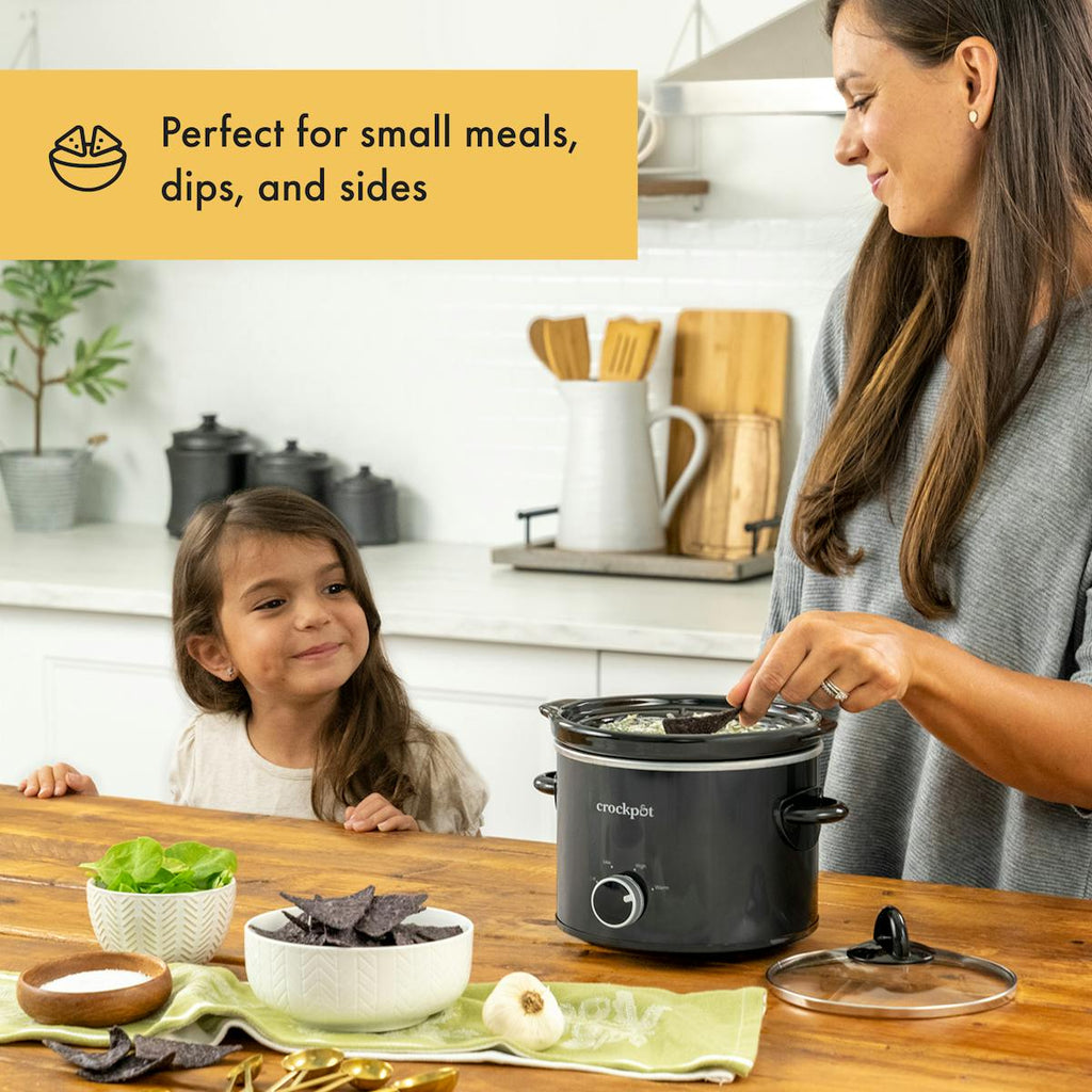 Crock-Pot 2-Quart Classic Slow Cooker, Small Slow Cooker, Black — Product Details — Item Information Ii