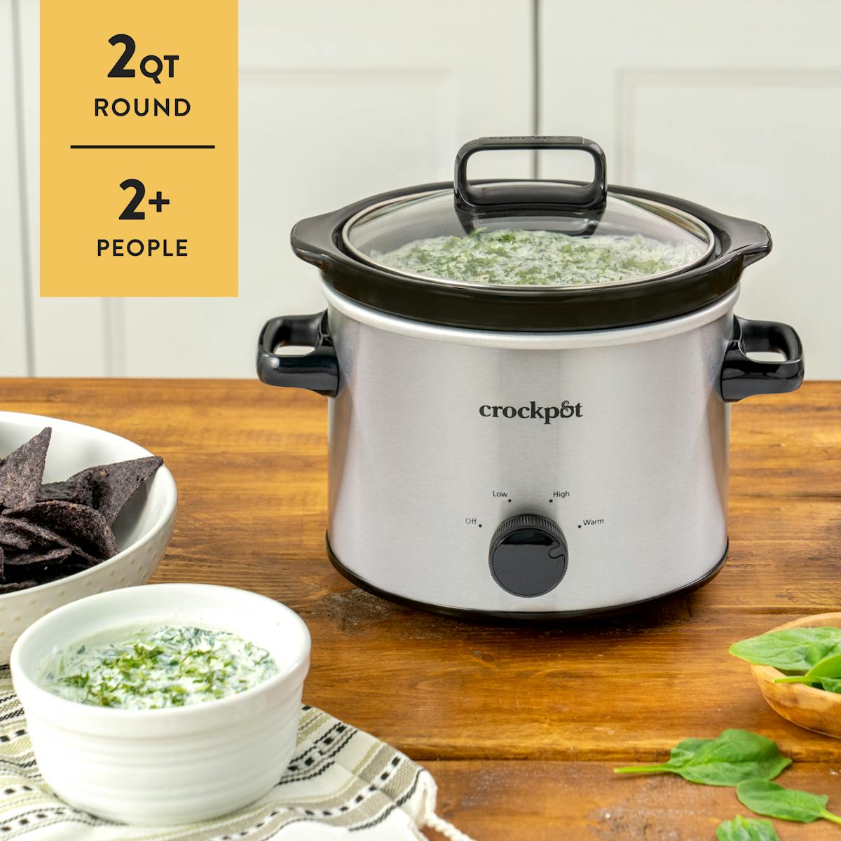 Crock-Pot 2-Quart Classic Slow Cooker, Small Slow Cooker, Stainless Steel | Product Overview — Item Information cF