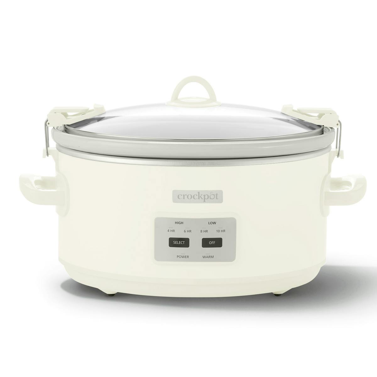Crock-Pot 7 Qt. Cook & Carry Programmable Slow Cooker with Carry Bag, Oat Milk Cream — Product Information | Item Overview Q7