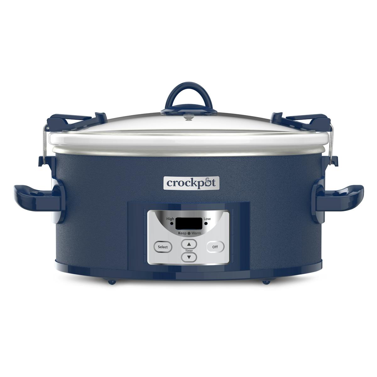 Crock-Pot Design Series 7-Quart Cook & Carry Slow Cooker, Poseidon | Programmable Slow Cooker with Locking Lid — Product Details | Product Guide mJ