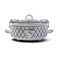 Crock-Pot Manual 2.5-Quart Casserole Crock Slow Cooker, White & Blue | Product Overview — Product Details Qd