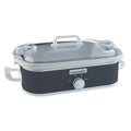 Crock-Pot Manual 3.5-Quart Casserole Crock Slow Cooker, Charcoal | Item Details — Item Information x0