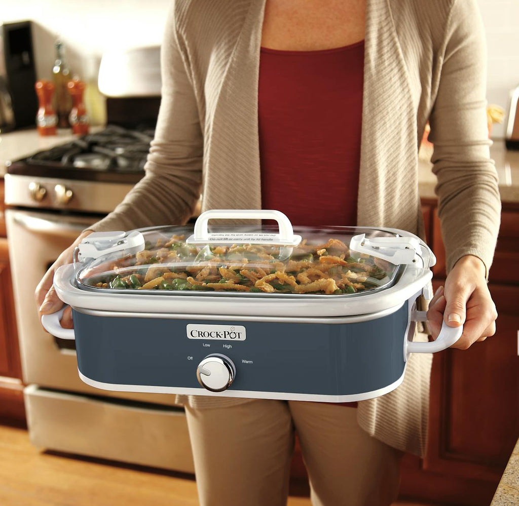 Crock-Pot Manual 3.5-Quart Casserole Crock Slow Cooker, Charcoal | Item Details — Item Information x0