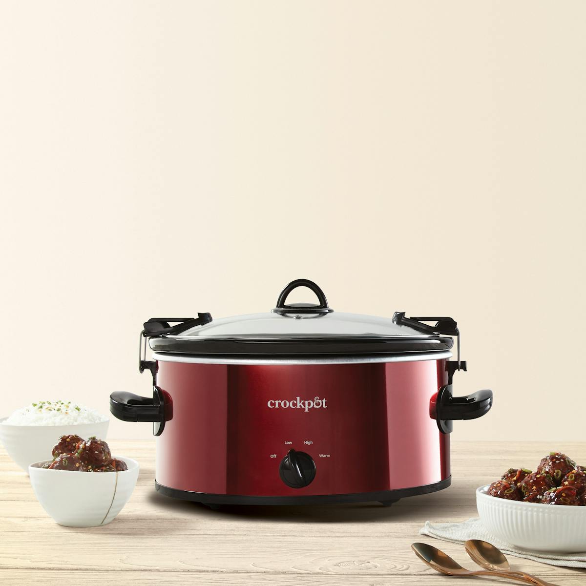 Crock-Pot Manual 6-Quart Cook & Carry Slow Cooker, Red | Item Details — Product Information aW