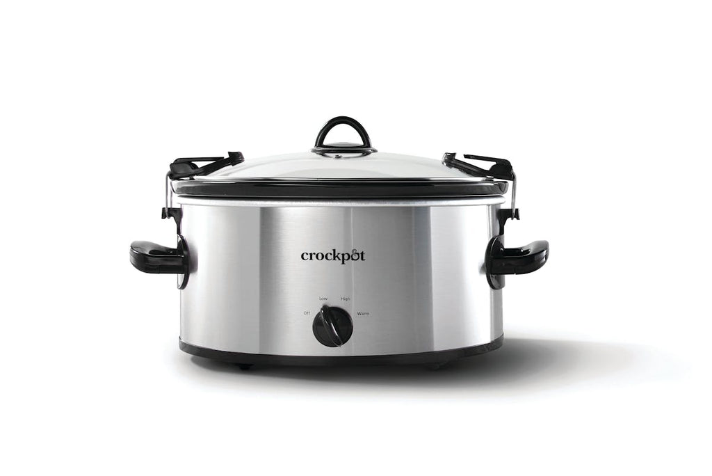 Crock-Pot Manual 6-Quart Cook & Carry Slow Cooker, Silver | Item Details | Product Features sW