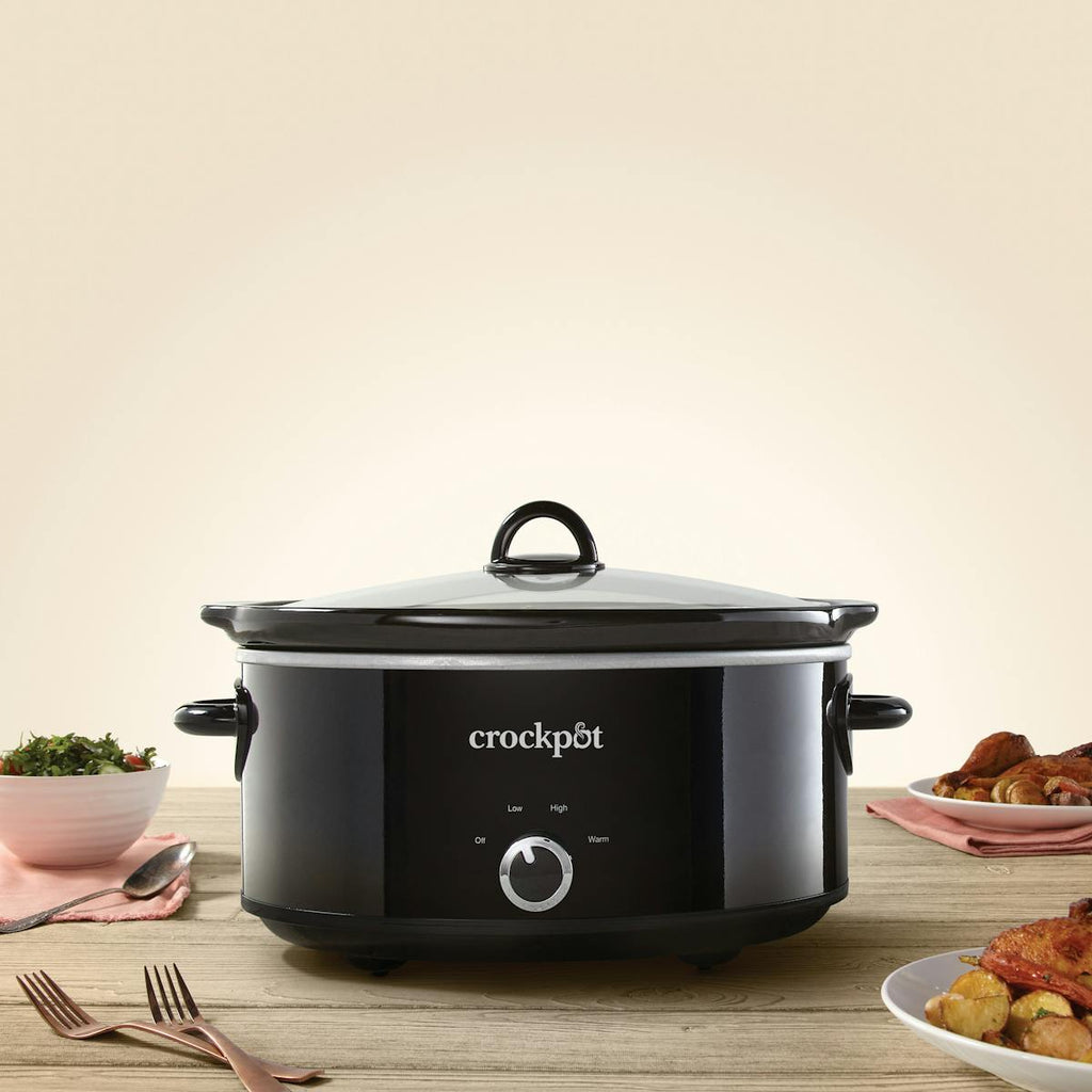 Crock-Pot Manual 7-Quart Slow Cooker, Black | Item Details | Detailed Overview e1