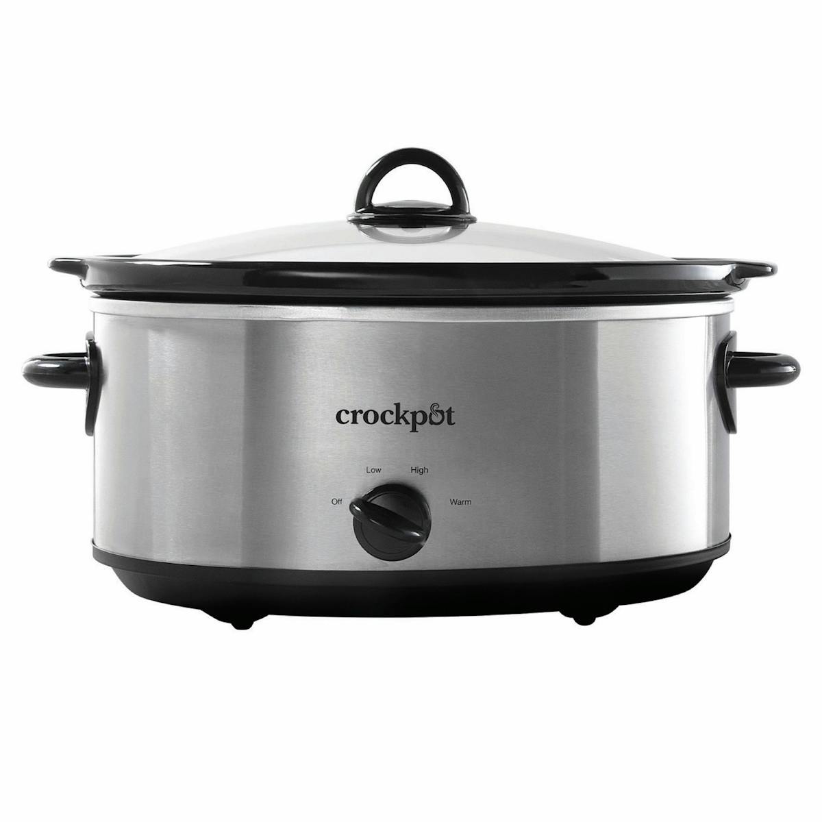 Crock-Pot Manual 7-Quart Slow Cooker, Stainless Steel — Product Information | Detailed Overview JB