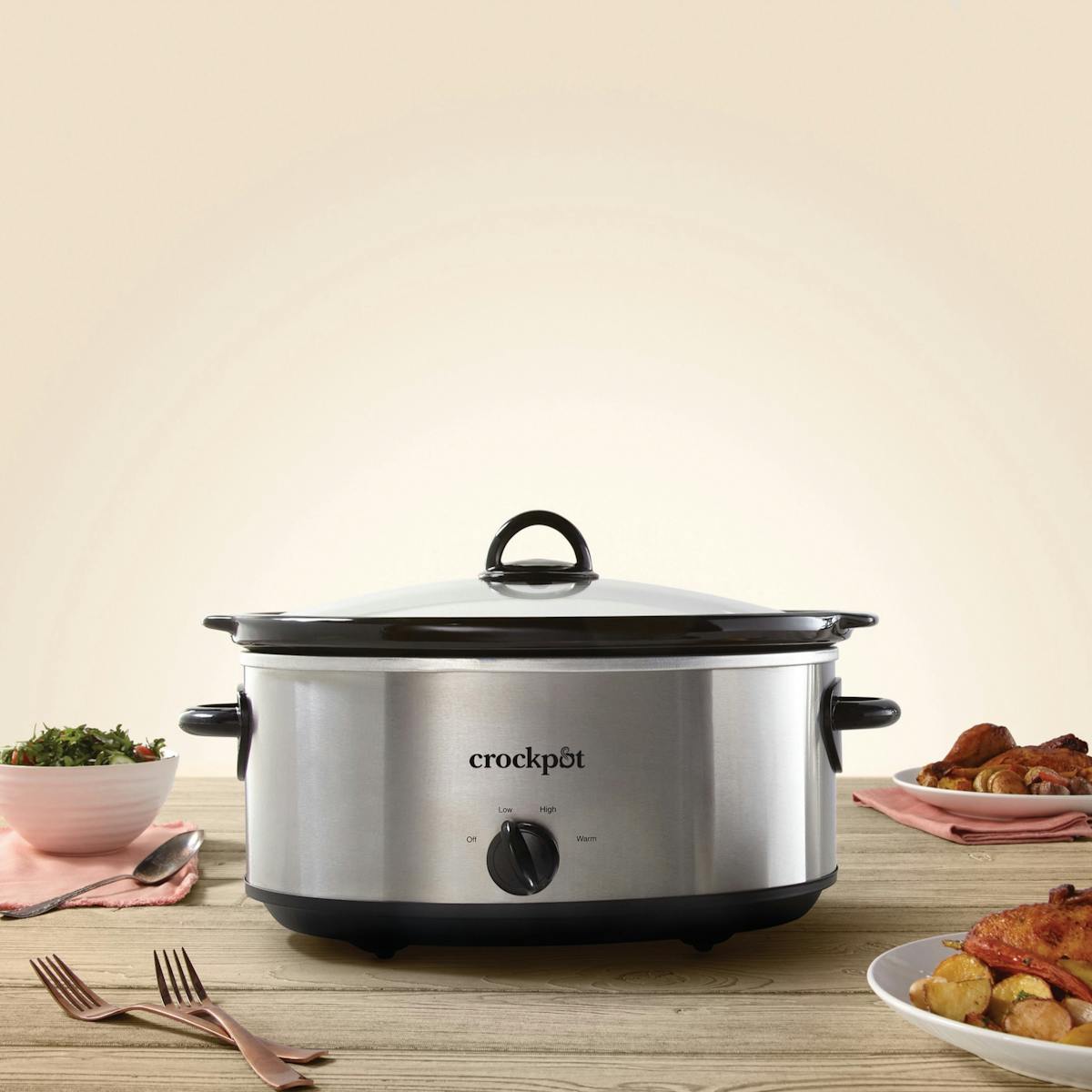 Crock-Pot Manual 7-Quart Slow Cooker, Stainless Steel — Product Information | Detailed Overview JB