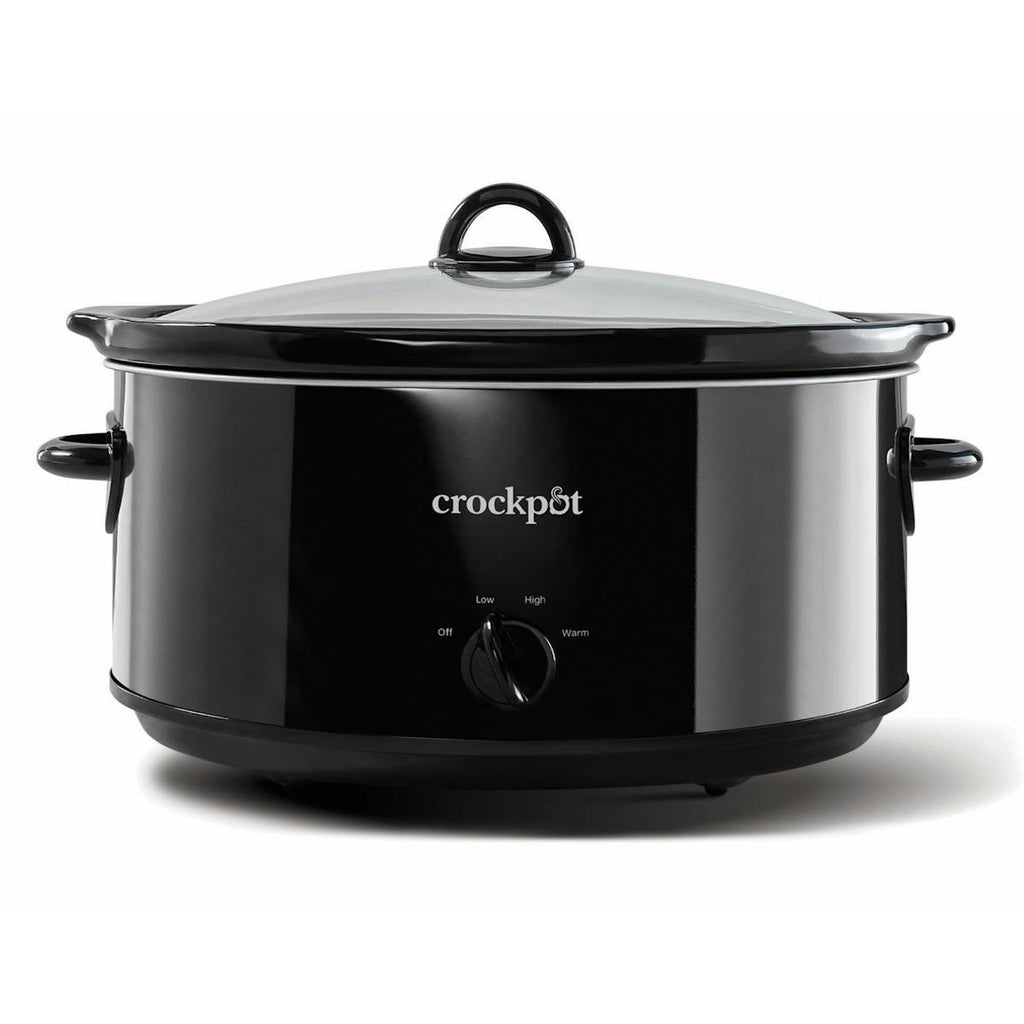 Crock-Pot Manual 8-Quart Slow Cooker, Black — Product Details — Product Information y0