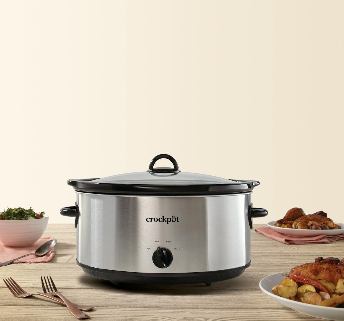 Crock-Pot Manual 8-Quart Slow Cooker, Stainless Steel — Product Information | Item Details 9e