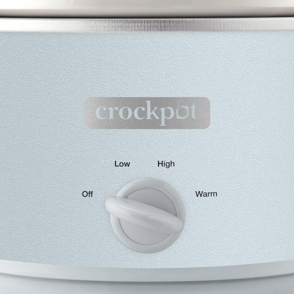 Crock-Pot Manual Design Series 4.5 Quart Slow Cooker, Macaroon Blue | Product Overview | Item Details uy