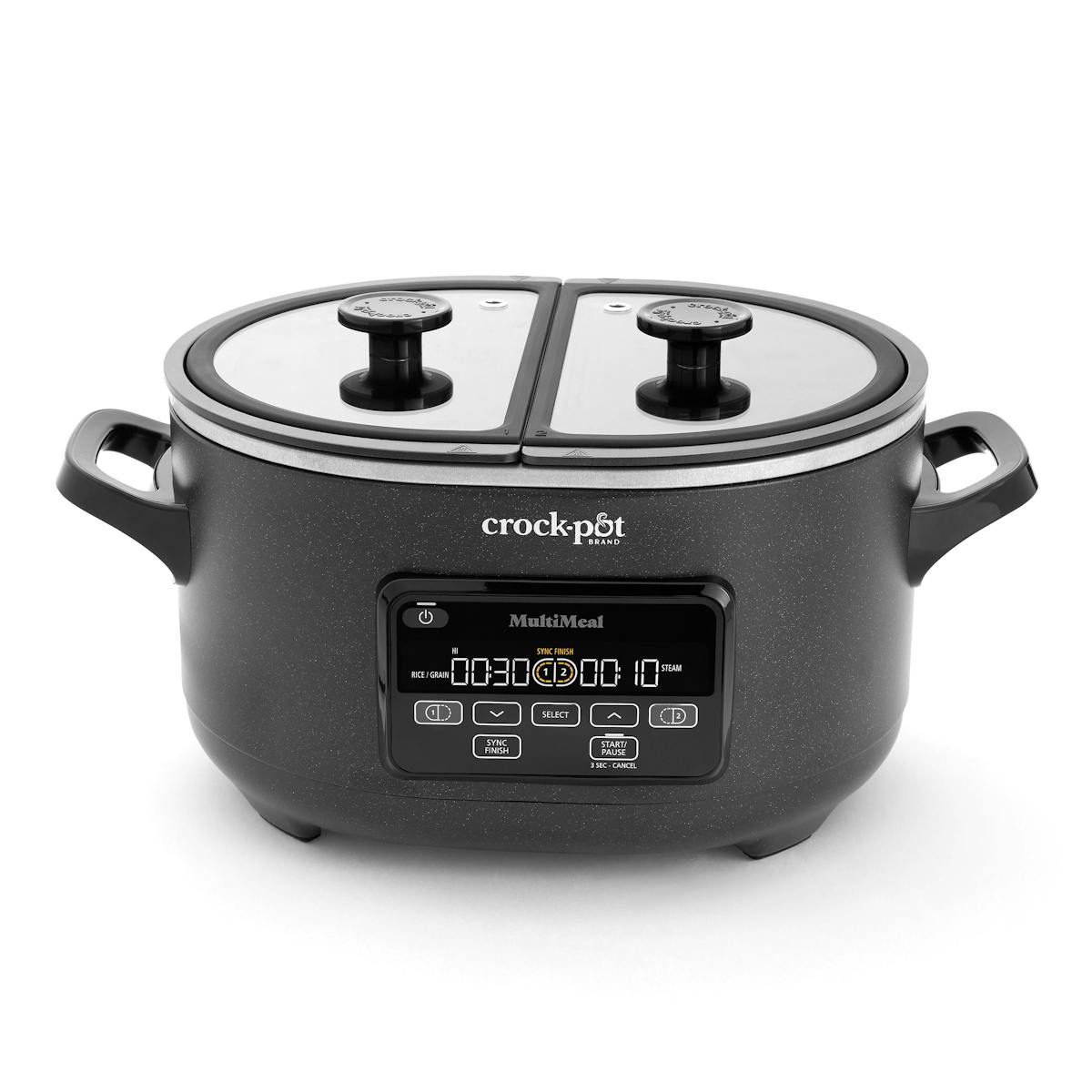 Crock-Pot MultiMeal Multicooker and Programmable Slow Cooker, Speckled Black | Product Overview | Item Overview tD