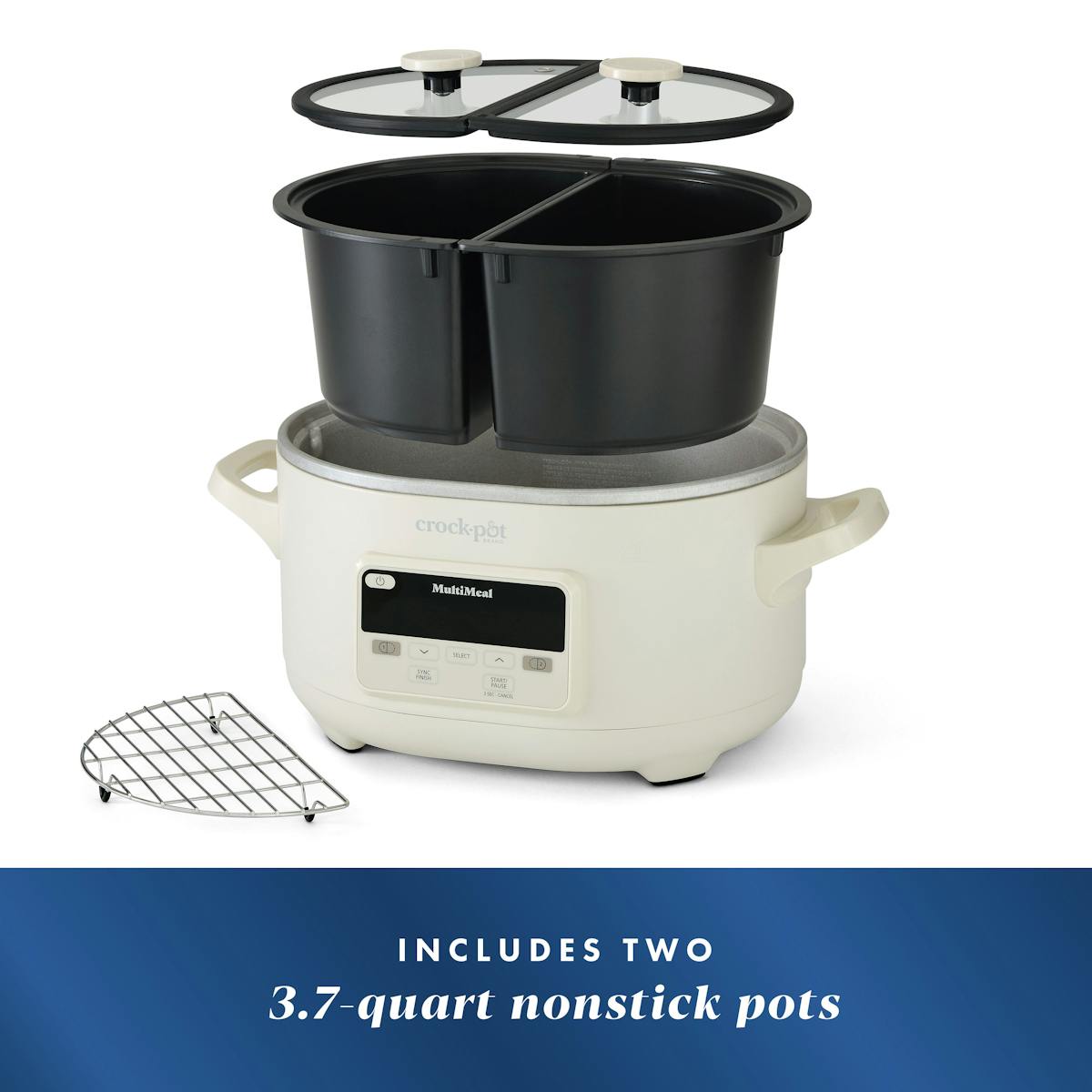 Crock-Pot MultiMeal Multicooker and Programmable Slow Cooker with Bake Function, Oat Milk — Product Information | Item Overview Zh
