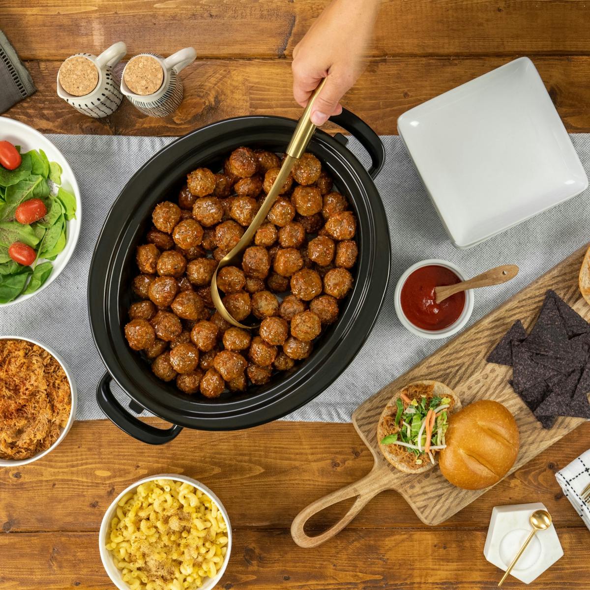 Crock-Pot One-Touch Control 6-Quart Cook & Carry Slow Cooker, Matte Black — Product Information — Item Information Hj