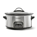 Crock-Pot One Touch Control 6-Quart Easy-to-Clean Slow Cooker, Stainless Steel — Product Information — Product Details 3K