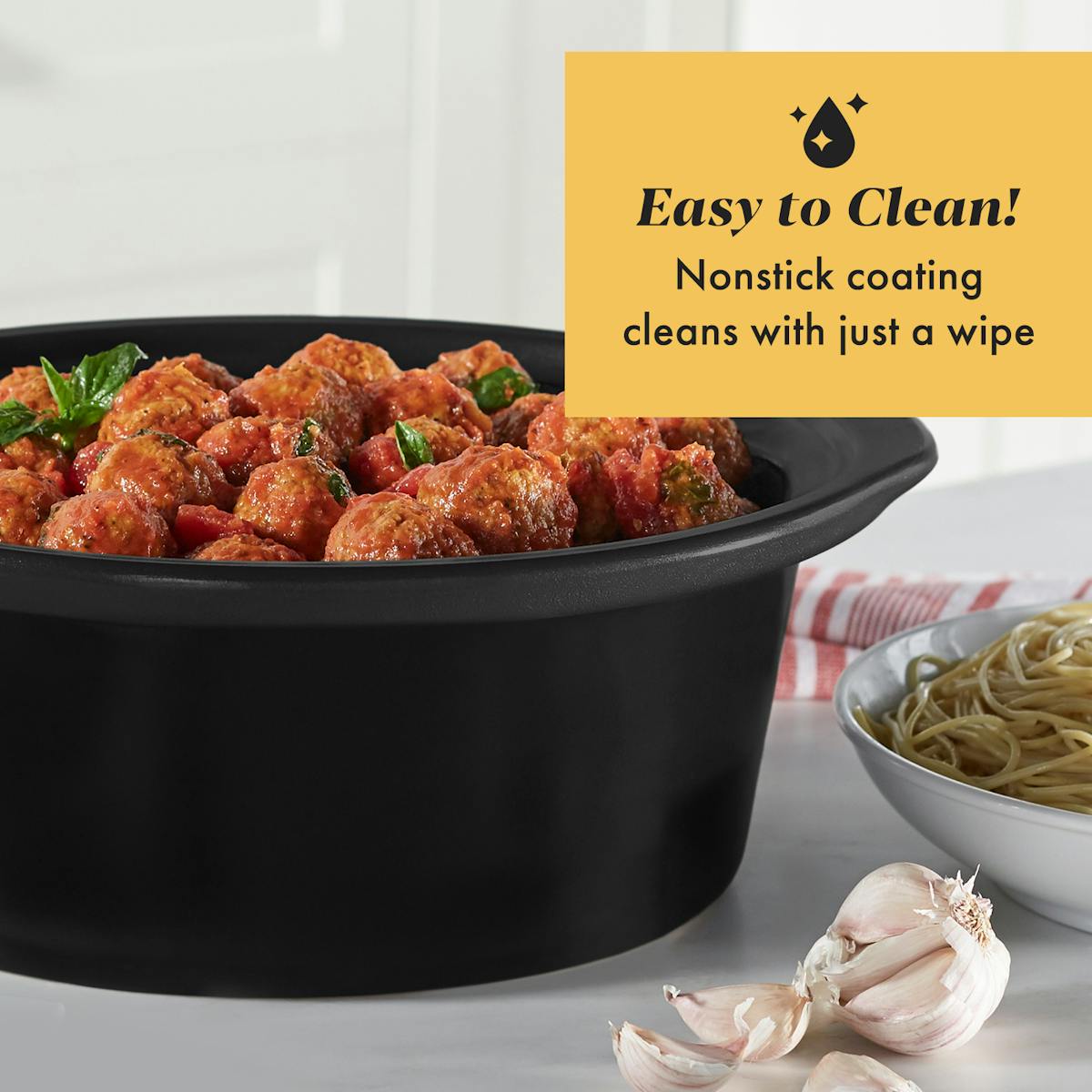 Crock-Pot One Touch Control 6-Quart Easy-to-Clean Slow Cooker, Stainless Steel — Product Information — Product Details 3K