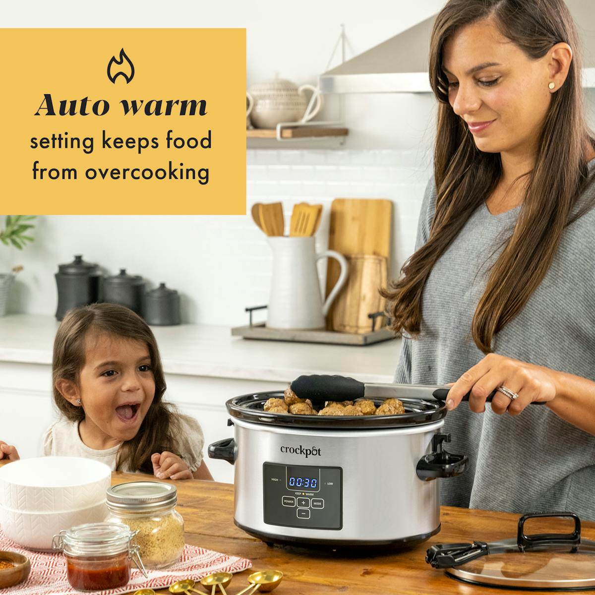 Crock-Pot Programmable 4-Quart Cook & Carry Slow Cooker, Stainless Steel — Product Details — Product Facts Gb