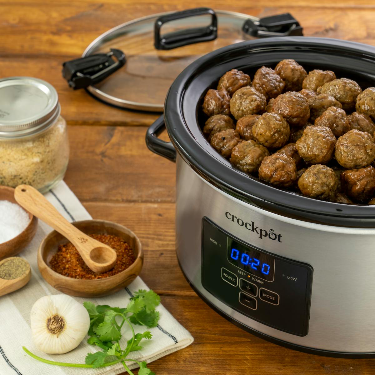 Crock-Pot Programmable 4-Quart Cook & Carry Slow Cooker, Stainless Steel — Product Details — Product Facts Gb