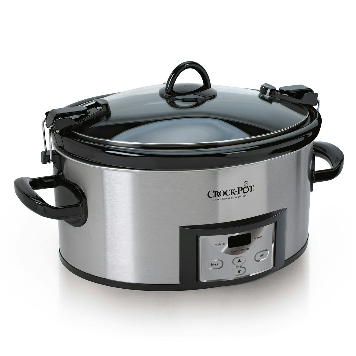 Crock-Pot Programmable 6.0-Quart Cook & Carry Slow Cooker, Stainless Steel — Product Details — Product Details j0