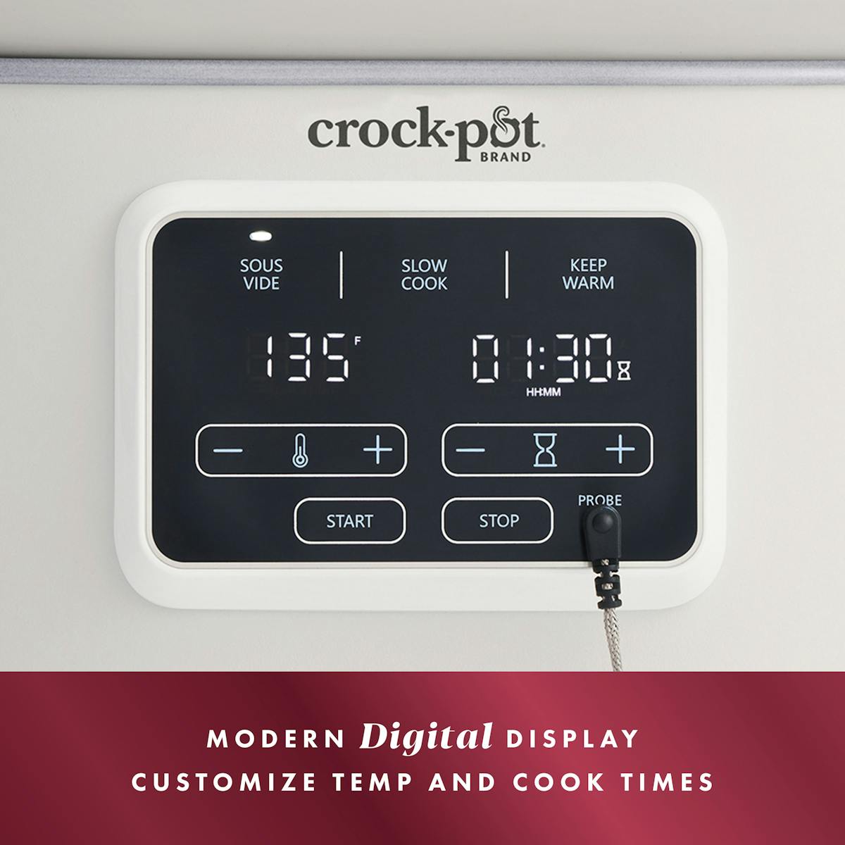 Crock-Pot Programmable 6-Quart Slow Cooker with Sous Vide, Oat Milk — Product Details — Product Details kT