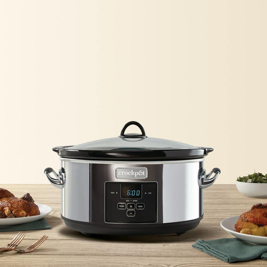 Crock-Pot Programmable 7-Quart Slow Cooker, Platinum | Item Details | Detailed Overview n1