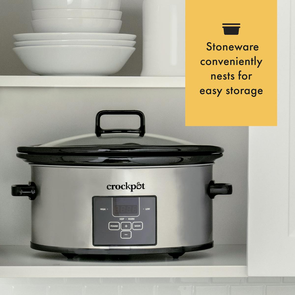 Crock-Pot Programmable Choose-a-Crock Slow Cooker, Stainless Steel — Product Information — Item Information Z6