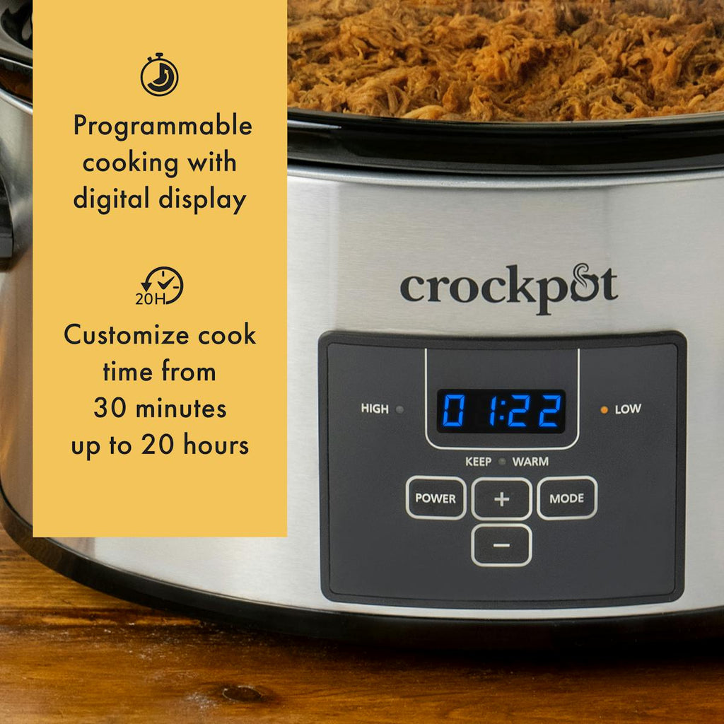 Crock-Pot Programmable Choose-a-Crock Slow Cooker, Stainless Steel — Product Information — Item Information Z6