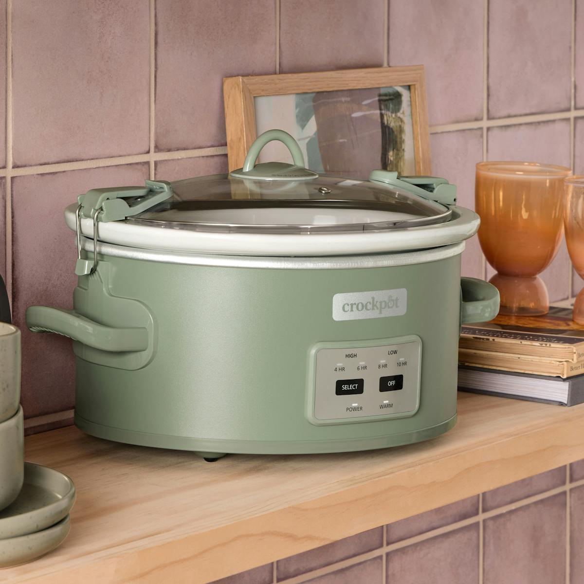 Crock-Pot Programmable Design Series 6-Quart Cook & Carry Slow Cooker, Moonshine — Product Information | Product Guide sx
